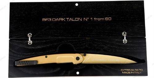 365 Extrema Ratio Складной ножBF3 Dark Talon Gold Limited