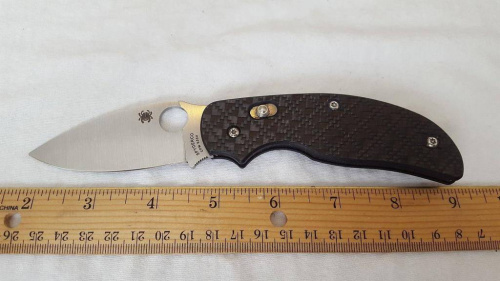 Складной нож Spyderco Sage 3 - 123CFBAP фото 3 Складной нож Spyderco Sage 3 - 123CFBAP фото 3