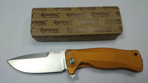 Складной нож Lion Steel SR11A OS ORANGE фото 3 Складной нож Lion Steel SR11A OS ORANGE фото 3