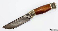 Боевой нож  Авторский Нож из Дамаска №36