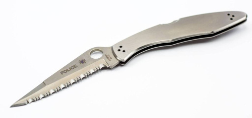 Складной нож Spyderco Police Full Serrated Edge фото 4