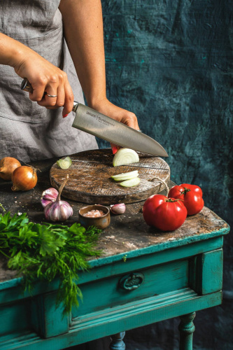 2011 Samura Нож кухонный "Samura Bamboo" Гранд Шеф 240мм фото 7