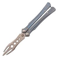 Нож-бабочка со сменным лезвием Maxace Loran Blue