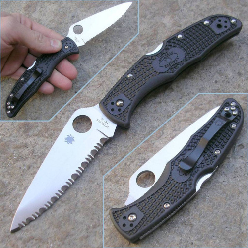 Складной нож Spyderco Endura 4 - C10SBK фото 7 Складной нож Spyderco Endura 4 - C10SBK фото 7